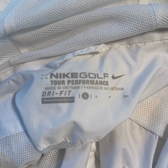 nike golf club windbreaker the open blue white hooded with pockets size small - Picture 13 of 15